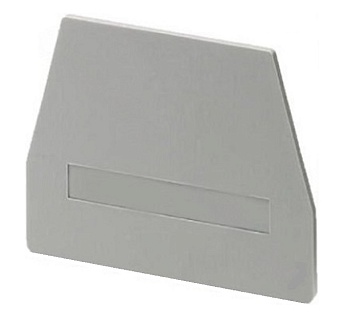 Торцевая крышка UKJ-6SG - Торцевая крышка для клемм UKJ-6S, цвет: серый