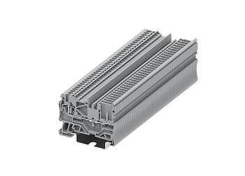 Проходная клемма 2150-1201 - Проходная клемма для подключения разъема, TA1.5, тип фиксации провода: пружинный, номинальное сечение: 1,5 мм кв., 13,5A, 500V, ширина: 3,5 мм, цвет: серый, тип монтажа: DIN 35