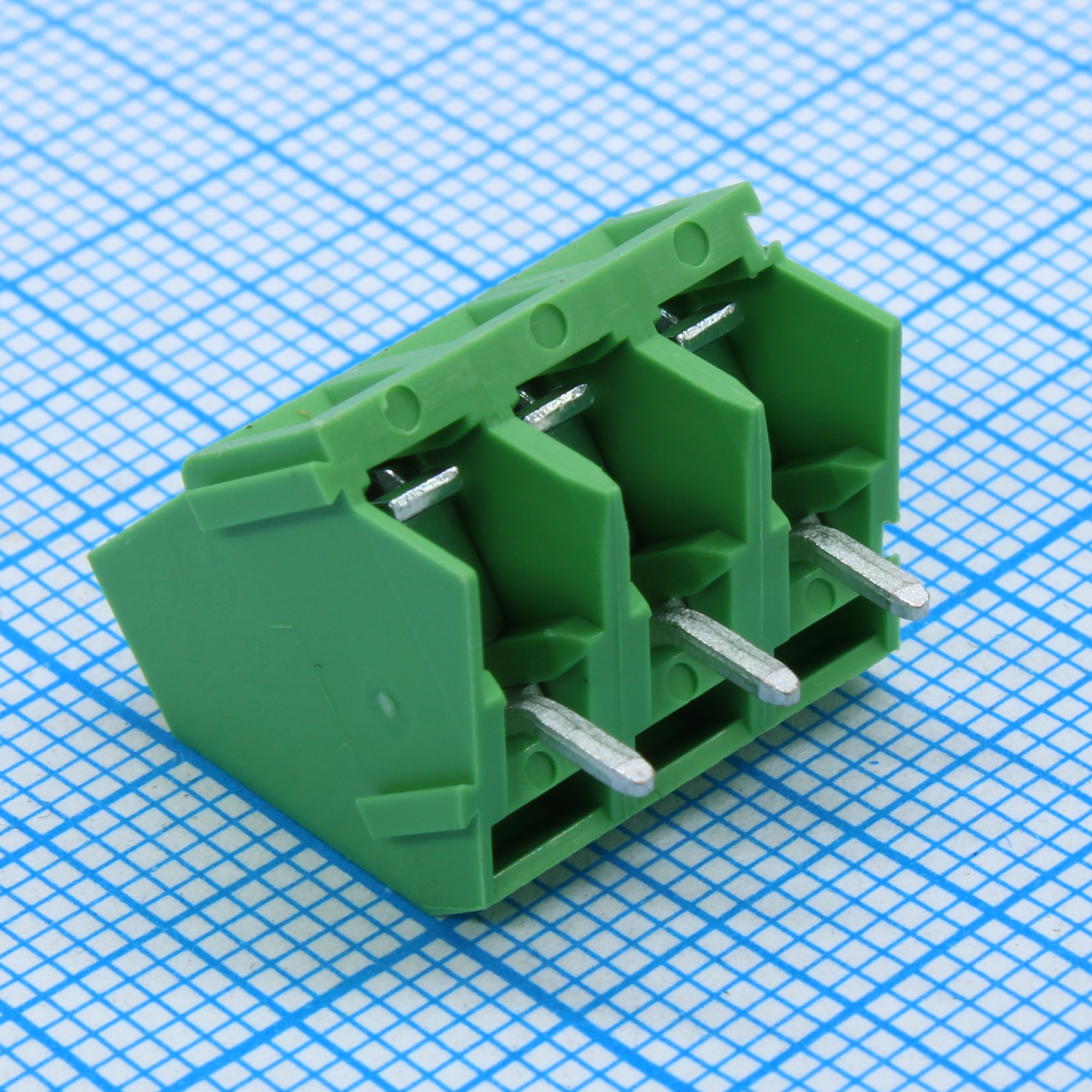 EK500A-03P - Клемма винтовая на печатную плату 3 контакт(ов) шаг 5.00 мм 300В 20А