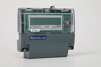 Счетчик Меркурий 200.02 1ф 5-60А класс точн. 1.0 многотариф. CAN ЖКИ Моск. вр. М0000051747