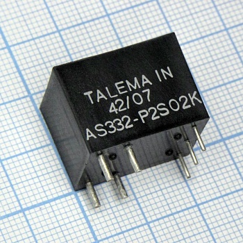 AS-332 - Датчик тока; 0-15A; 1:200СТ; 20-200kHz;   2об/2об