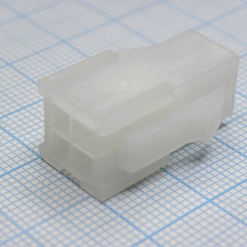 I-DS1073-02-PCT02X2 - Корпус разъема,  Вилка, 4 конт.(2х2) шаг 4.2 мм Серия Mini-Fit, требуются контакты T-DS1073-02-PC600