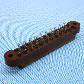 РГ1Н-2-27 - розетка на 21 контакт, в два ряда