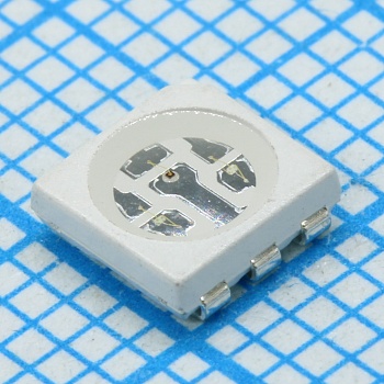 TO-5050BC-MRPBFGF - Светодиод smd 5050/RGB/630/520/465нм/прозрачный/120°