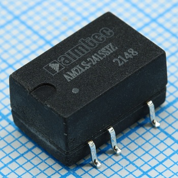 AM2LS-2415SJZ - DC/DC преобразователь 2 Вт  вход 21.6...26.4В выход 15В  0.133А   -40...105°C, дерейтинг при 85°C 1500VDC  MTBF 3500000 часов  КПД 84 %  ёмк. нагрузка макс. 560 мкФ  корпус SMD, пластик установка на печатную плату  11.4x13.2x7.25 мм