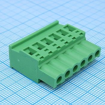 2EDGKB-5.0-06P-14-00A(H) - Разъемный клеммный блок, 6 контактов. Серия 2EDGKB-5.0