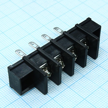 DG35H-A-04P-13-00A(H) - Барьерный клеммный блок 4 контакта. Серия DG35H-A