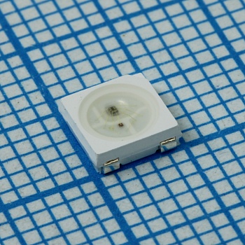 IN-PI554FCH - Светодиод RGB 5x5x1.6мм 120° 750/1350/750 мКд 2.2/3.2/3.2В с контроллером