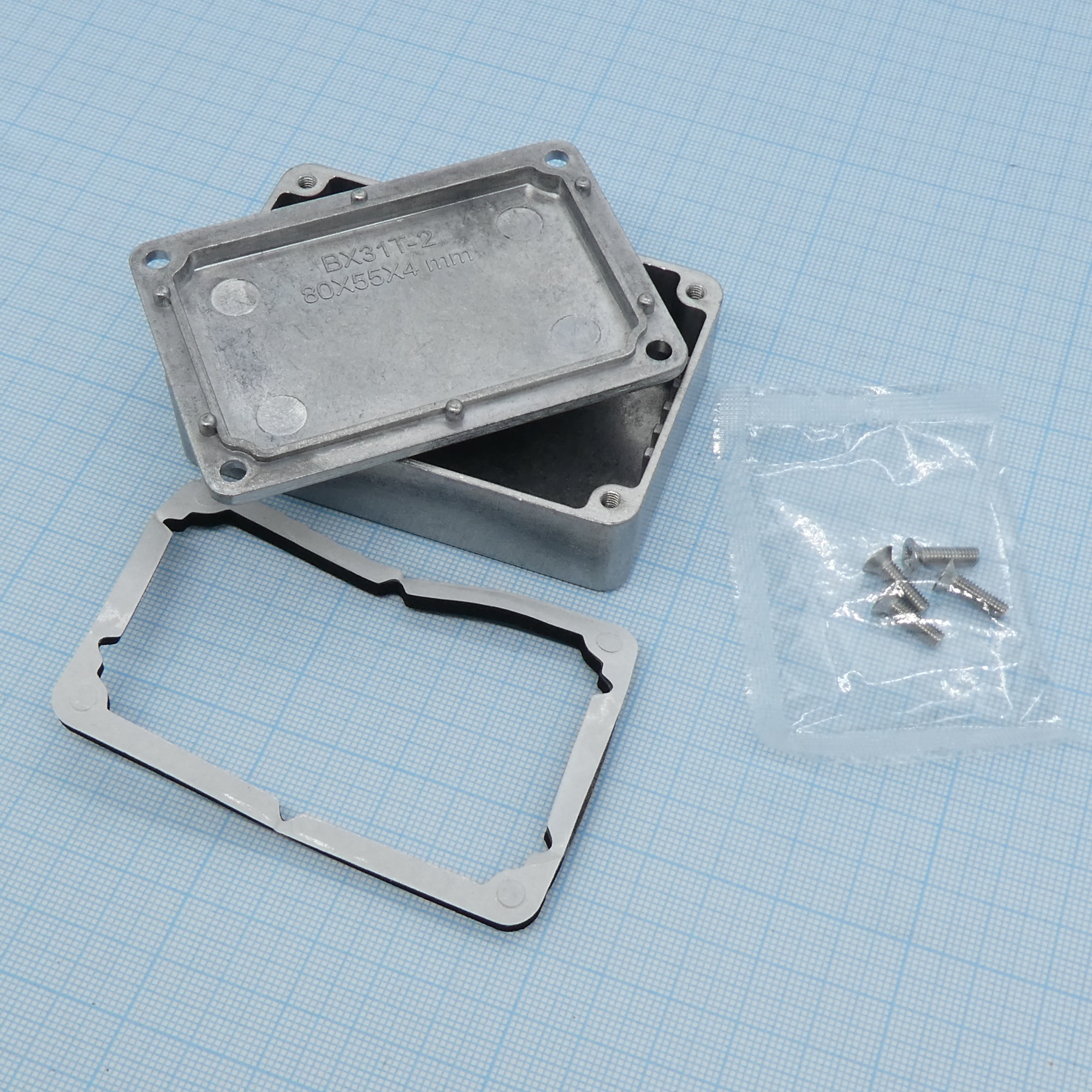 BS31 - Герметичный алюминиевый корпус с прокладкой, IP66, некрашеный