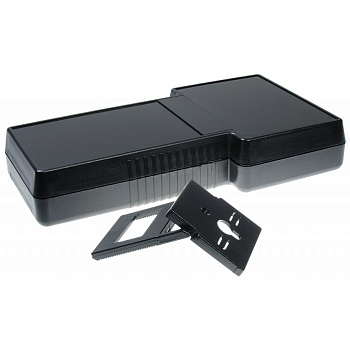 G858B(S)BC - Корпус из прочного пластика черного цвета с отсеком для батарей