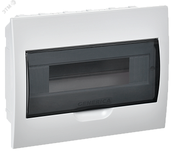 Бокс ЩРВ-П-12 мод. встраив. пластик IP41 GENERICA MKP12-V-12-41-G