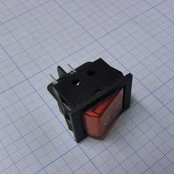 SWR 201-3A3 Ч/К IRS - Переключатель клавишный с подсветкой