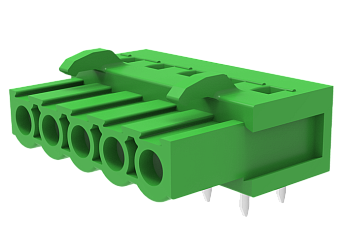 Розеточный разъем на плату MC-RU5.08SH04 - Розеточный разъем, горизонтальный на плату, шаг: 5.08 мм, 4 полюса, фиксация на плате пайка, исполнение: стандартное, 320V, 18A, цвет: зеленый Розеточный разъем на плату MC-RU5.08SH04 - Розеточный разъем, горизонтальный на плату, шаг: 5.08 мм, 4 полюса, фиксация на плате пайка, исполнение: стандартное, 320V, 18A, цвет: зеленый