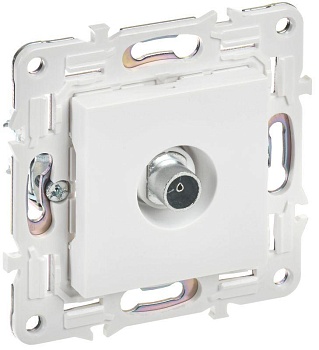 SKANDY Розетка TV оконечная SK-A12W арктический белый IEK SK-A10-O-K01