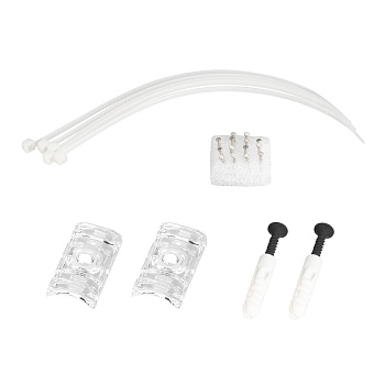 Крепление MOONLIGHT-HR-CEILING-CLIP-D25 037473 - Горизонтальное потолочное крепление для герметичной ленты MOONLIGHT-D25. Произвольное расположение ленты, подходит для любых потолочных поверхностей. В комплекте 2 крепления к ленте MOONLIGHT-360 диаметром 