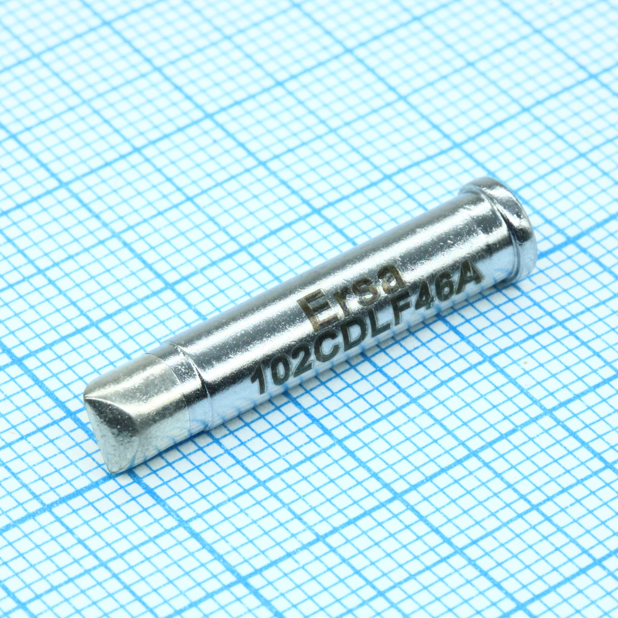 0102CDLF46A - Жало паяльное для паяльников ERSA I-Tool, I-Tool Nano, I-Tool Pico, клин асимметричный 4,6 мм