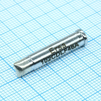 0102CDLF46A - Жало паяльное для паяльников ERSA I-Tool, I-Tool Nano, I-Tool Pico, клин асимметричный 4,6 мм