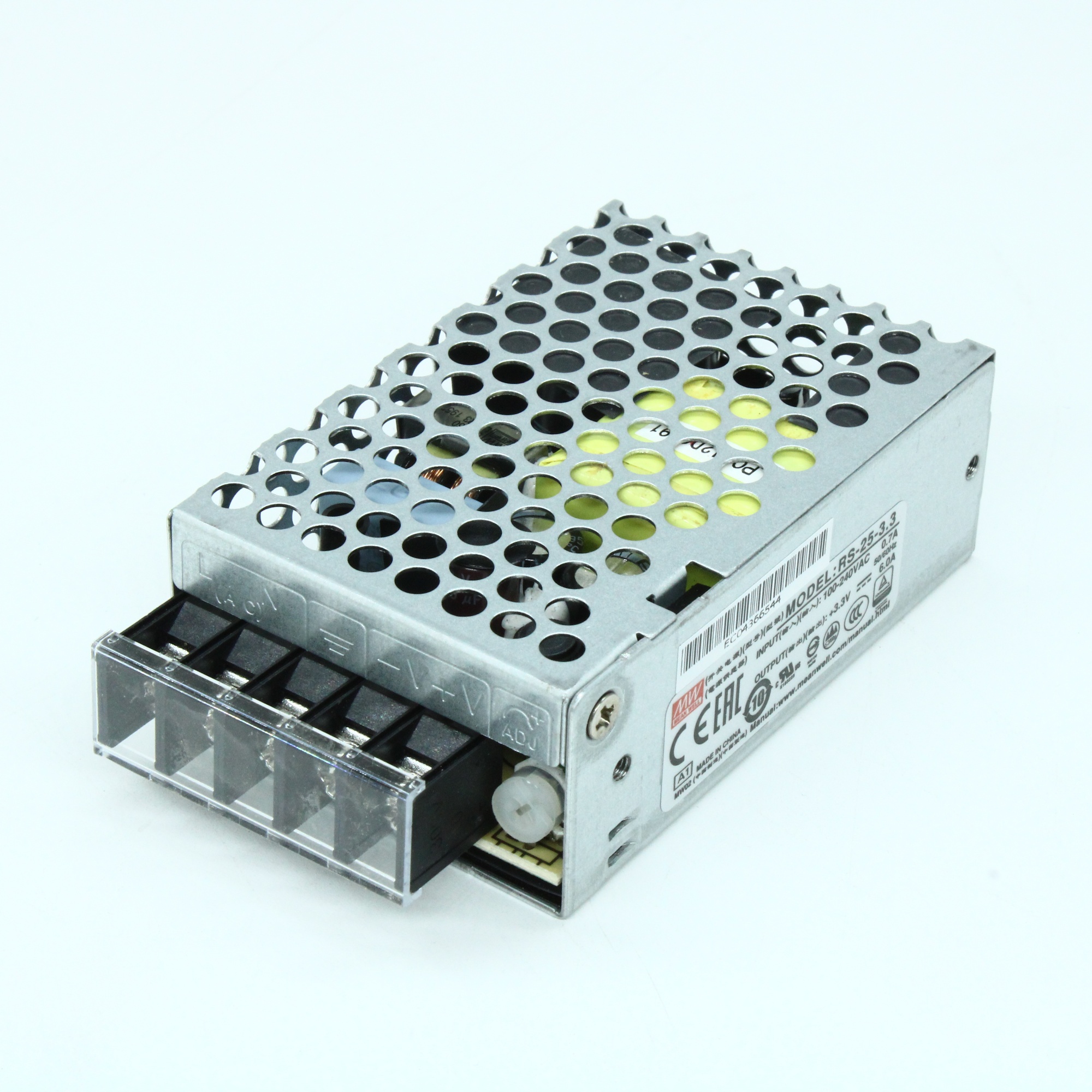 RS-25-3.3 - Преобразователь AC/DC в кожухе
