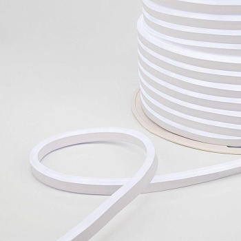 Шнур светодиодный SMD 20м 8х16мм 120LED/м бел. 6.5Вт IP65 односторонний гибкий неон 131-007