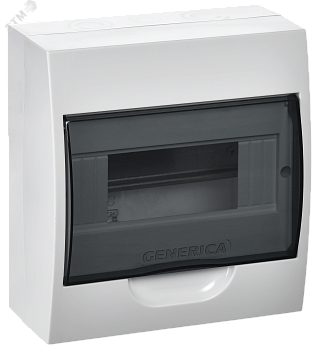 Бокс ЩРН-П-8 мод. навесной пластик IP41 GENERICA MKP12-N-08-41-G