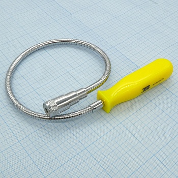 Держатель магнитный BS525901 - Захват магнитный, гибкий, 520мм, с подсветкой,держит до 3,5 кг.