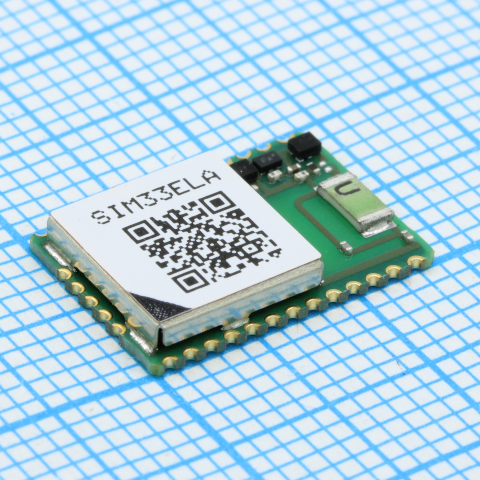 SIM33ELA - Приемник автономный GPS 9600 МГц чип-антенна А