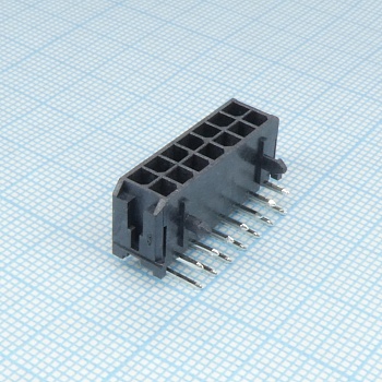 430451400 - Разъем питания на плату, 14 контактов, Штекер, 3 мм