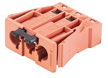 Разъем GST18I3F S2 R V RT03 - Вилочный разъем в панель, 3 полюса, пружинная фиксация, толщина панели 0,5-1,5 мм номинальное напряжение: 250V, номинальный ток: 20A, цвет: розовый, серия gesis GST18i3