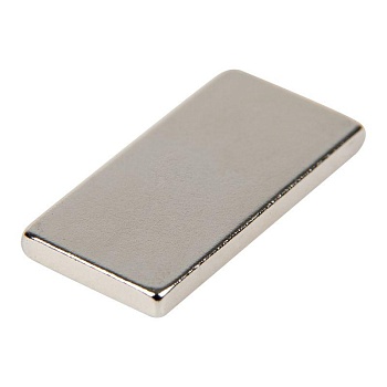 Магнит неодимовый прямоугольник 20х10х2м - сцепление 2,4кг (упаковка 5 шт)