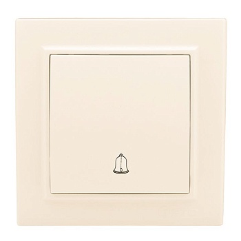 Минск Кнопка звонка СП, 10А, бежевый ERV10-027-20