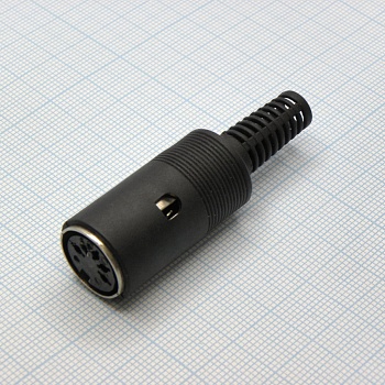 Разъем DIN5 гн каб. - разъем для АС