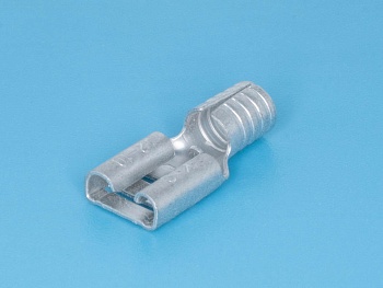 TA-5.5F - Клемма ножевая 6,3мм, гнездо на провод 4,0-6,0мм, кратно 100шт.