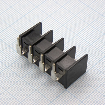 DG25R-B-04P-13-00A(H) - Барьерный клеммный блок 4 контакта. Серия DG25R-B