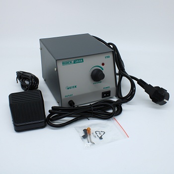 QUICK 381 A ESD - Вакуумный пинцет, 7 Вт, со сменными насадками, управление по педали