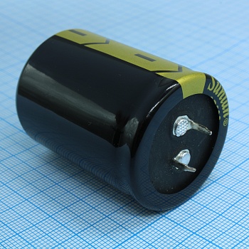 TS13DQ2G221MSB0D0R - Конденсатор алюминиевый электролитический 400В 220мкФ ±20% 25*25 P:10мм защелкиваемые выводы 700мА 5000час 85°С