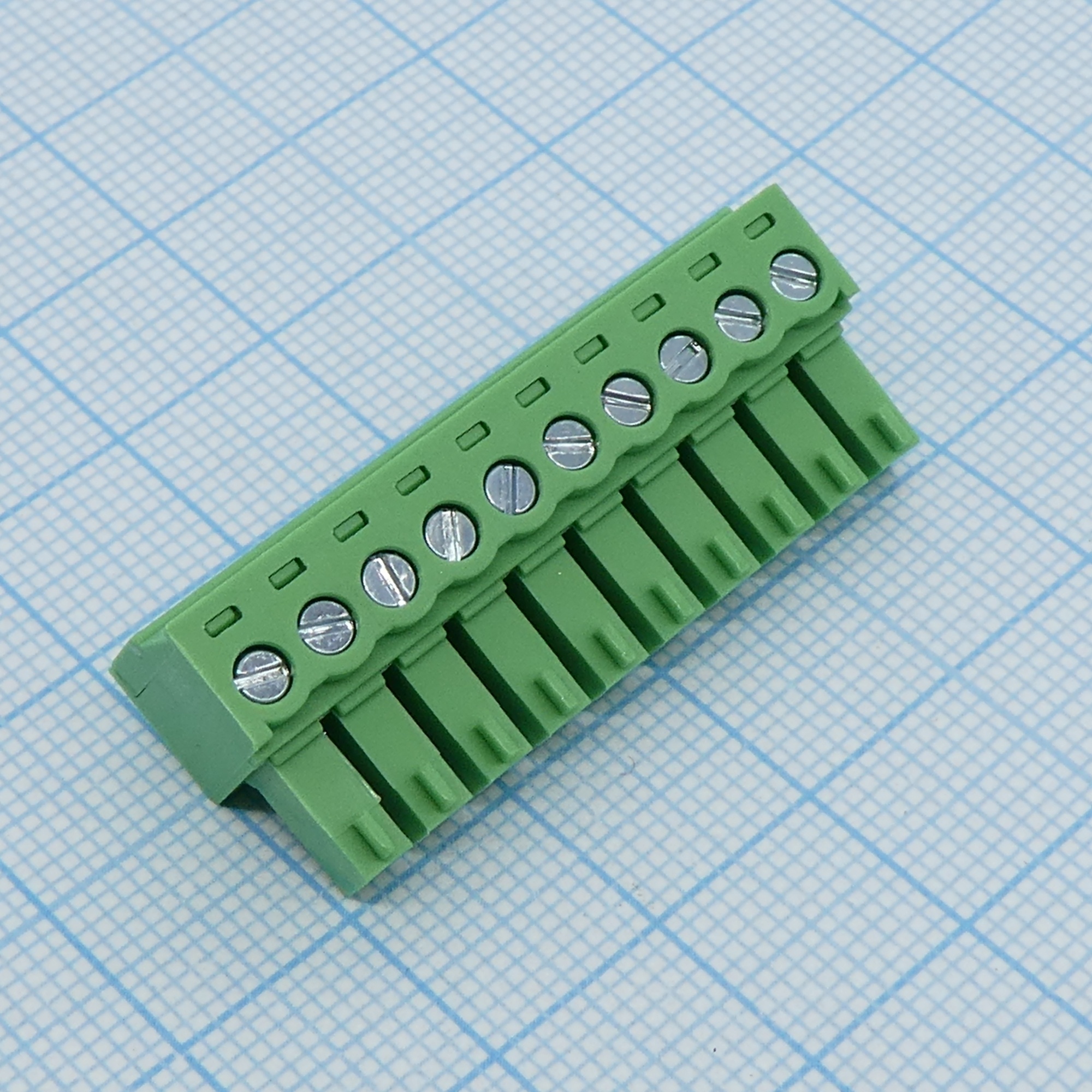 15EGTK-3.81-10P-14-00 - Разъемный клеммный блок, 10 контактов. Серия 15EGTK-3.81