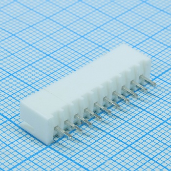 DS1069-10MVW6X - Серия XH. Корпус разъема - вилка на плату 10 контактов, шаг 2.5мм