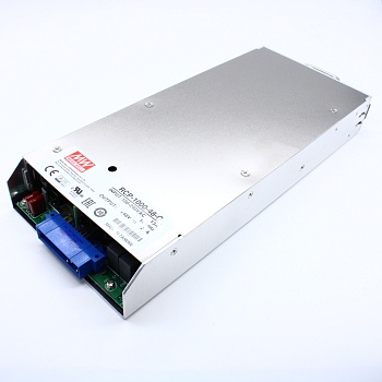 RCP-1000-48-C - AC-DC, 1008Вт, вход 90…264V AC, 47…63Гц /120…370В DC, выход 48В/0…21A, рег. вых=±3.5%Uном, изоляция 3000В AC, в кожухе 295х127х41мм, -20…+60°С, I2C-интерфейс