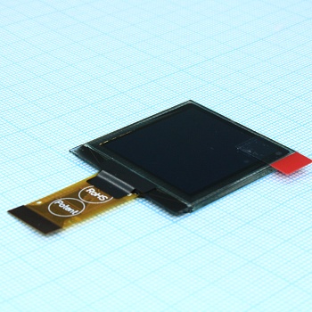 WEO128128AWAP3N00000 - OLED 1.5" графический, 128х128, COG, белый,  интерф. 6800, 8080, SPI, I2C, контроллер SSD1327ZB, VDD 3В, -40 ... -80 С