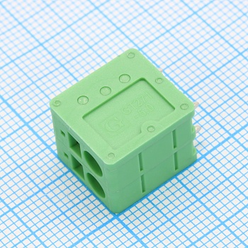 GT271V-5.0-02P-14-00 - Нажимной безвинтовой клеммный блок 2 контакта. Серия GT271V-5.0