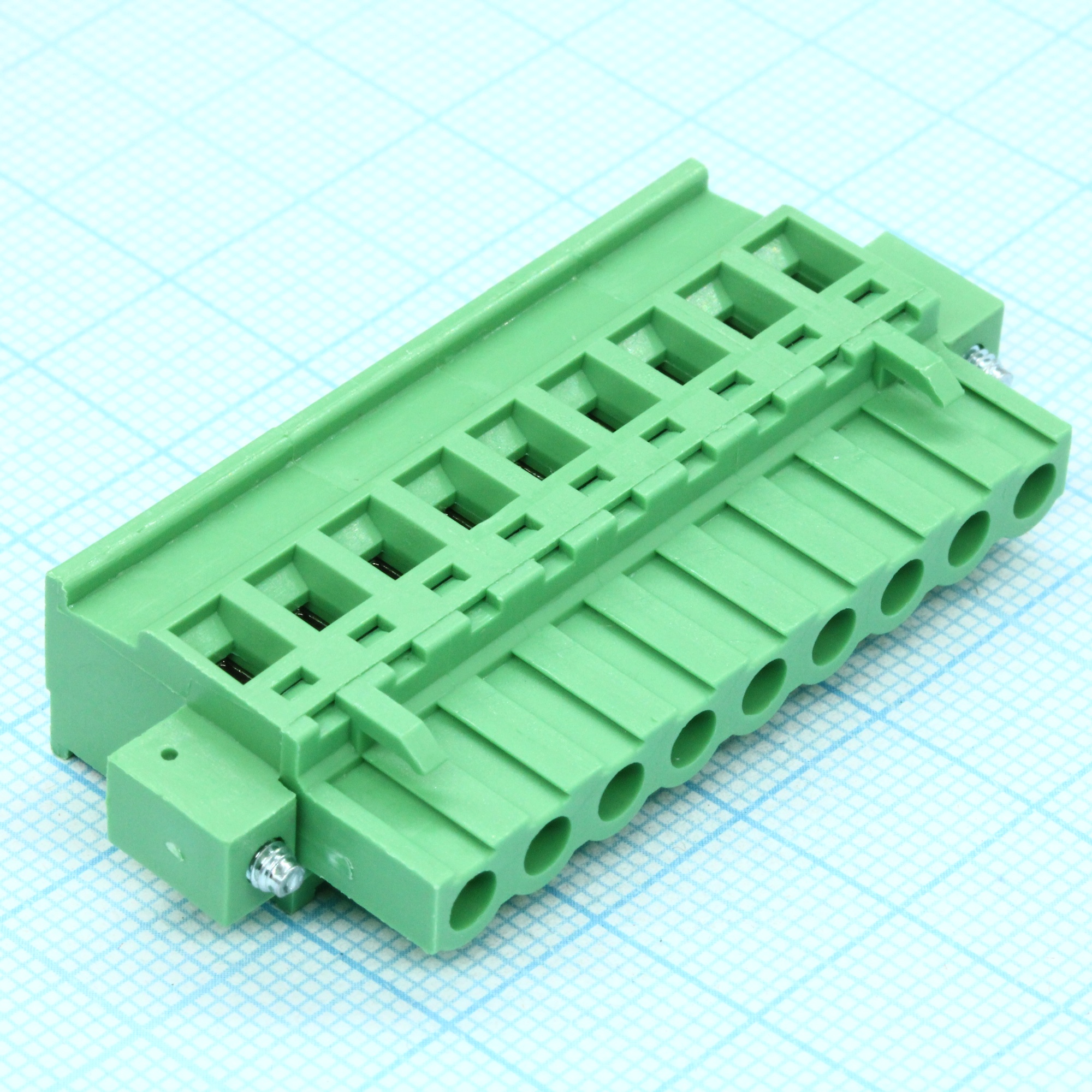 2EDGKAM-5.08-09P-14-00A(H) - Разъемный клеммный блок, 9 контактов. Серия 2EDGKAM-5.08