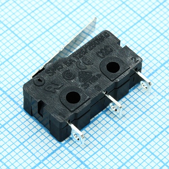 SM5-02N-38G-G - Микропереключатель с лапкой (250В 5А)