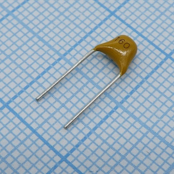 TS170R1H160JSBNB0R - Конденсатор керамический многослойный 16пФ 50В NPO ±5% радиальный 5.08мм 125°C россыпь