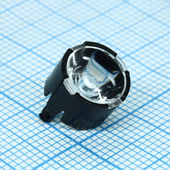 FP11084_LISA2-RS-CLIP - Линза d=10мм для осветительных светодиодов в сборе, 19° на защелке 6.6мм