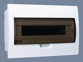 Корпус встраиваемый ЩРВ-П-18 25х40х10 18мод. IP41 пластик. 31005DEK