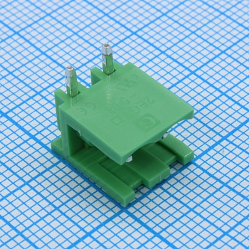 2EGTR-5.08-02P-14-00 - Разъемный клеммный блок на плату, 2 контакта. Серия 2EGTR-5.08