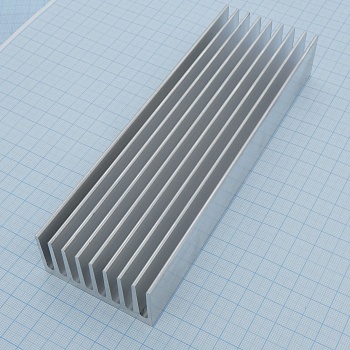 Профиль АВ0094 (200мм) - Профиль радиаторный прессованный нормальной точности