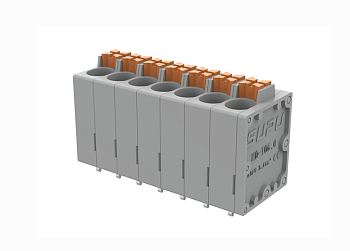 Клемма на плату MC-TC5.0V15P-N-GY-0001 - Клемма, вертикальный, подвод кабеля, на плату, шаг: 5.0 мм, 15 полюсов, фиксация провода Push-In исполнение: два вывода на полюс, 320V, 24A, цвет: серый Клемма на плату MC-TC5.0V15P-N-GY-0001 - Клемма, вертикальный, подвод кабеля, на плату, шаг: 5.0 мм, 15 полюсов, фиксация провода Push-In исполнение: два вывода на полюс, 320V, 24A, цвет: серый