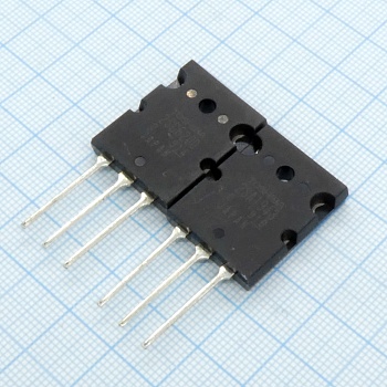 2SA1943-O+2SC5200-O (пара) - Биполярный транзистор, NPN+PNP (пара), 230 В, 15 А, 150 Вт