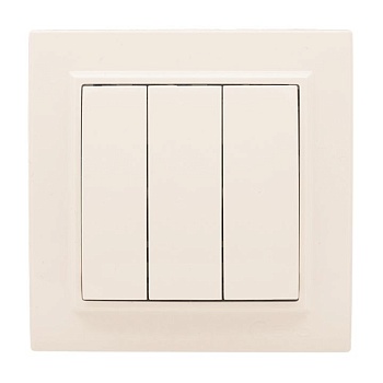 Выключатель 3-кл. СП 10А бежевый Минск ERV10-024-20